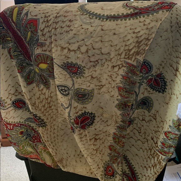 Paisley Patterned Scarf - Picture 2 of 2